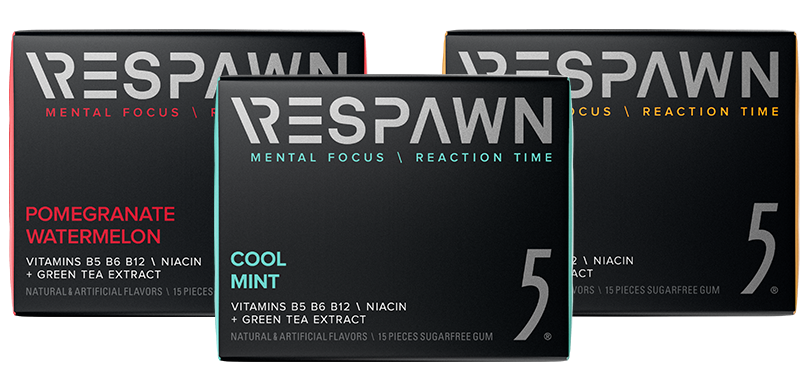 Level Up Your Mind And Taste Buds Respawn And 5 Gum Bring New Chewing Gum Created For Gamers Razer Press