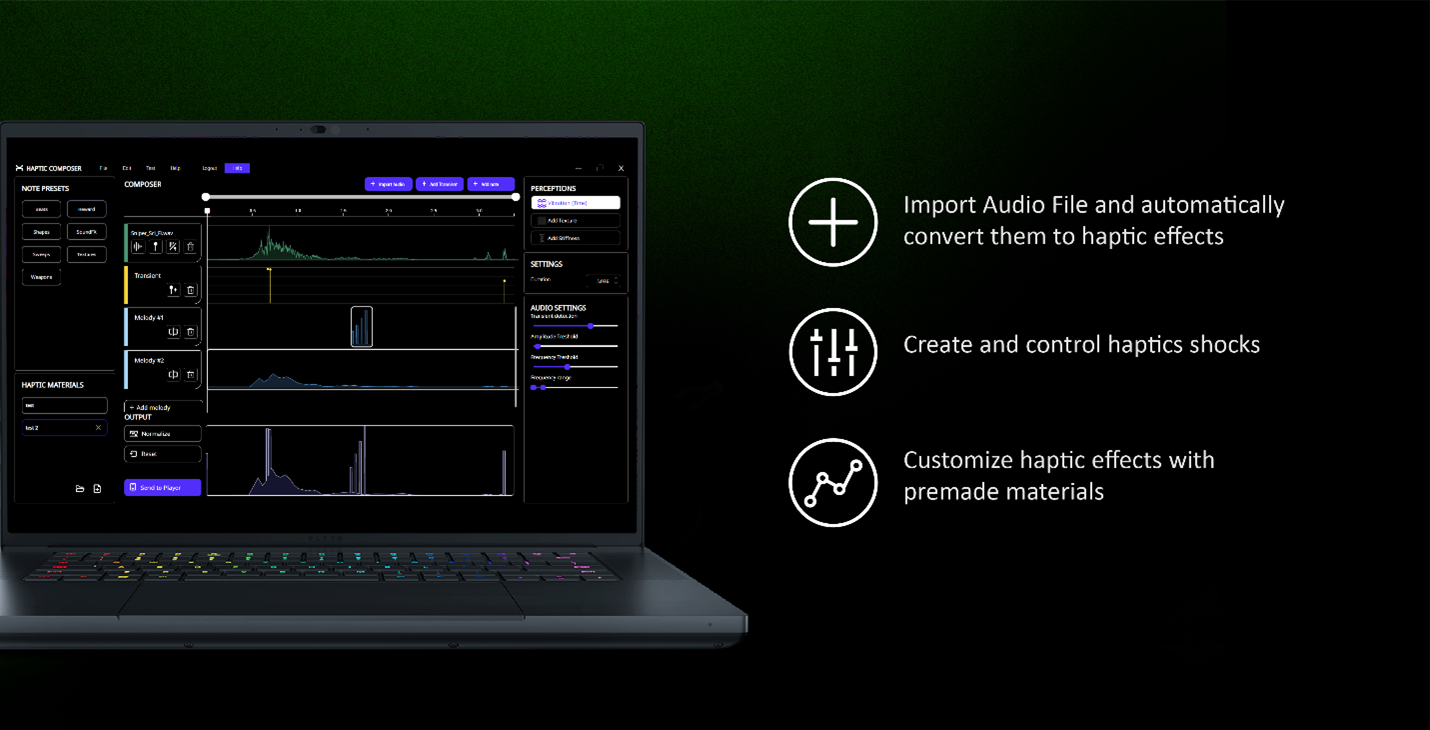 Razer haptic best sale