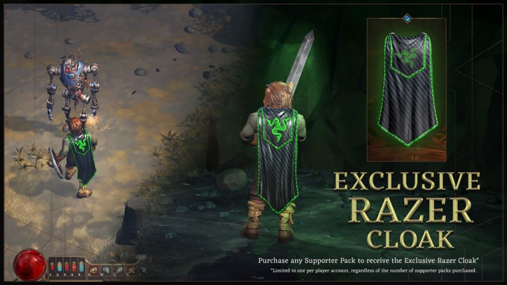 Exclusive Razer Cloak on Crystalfall